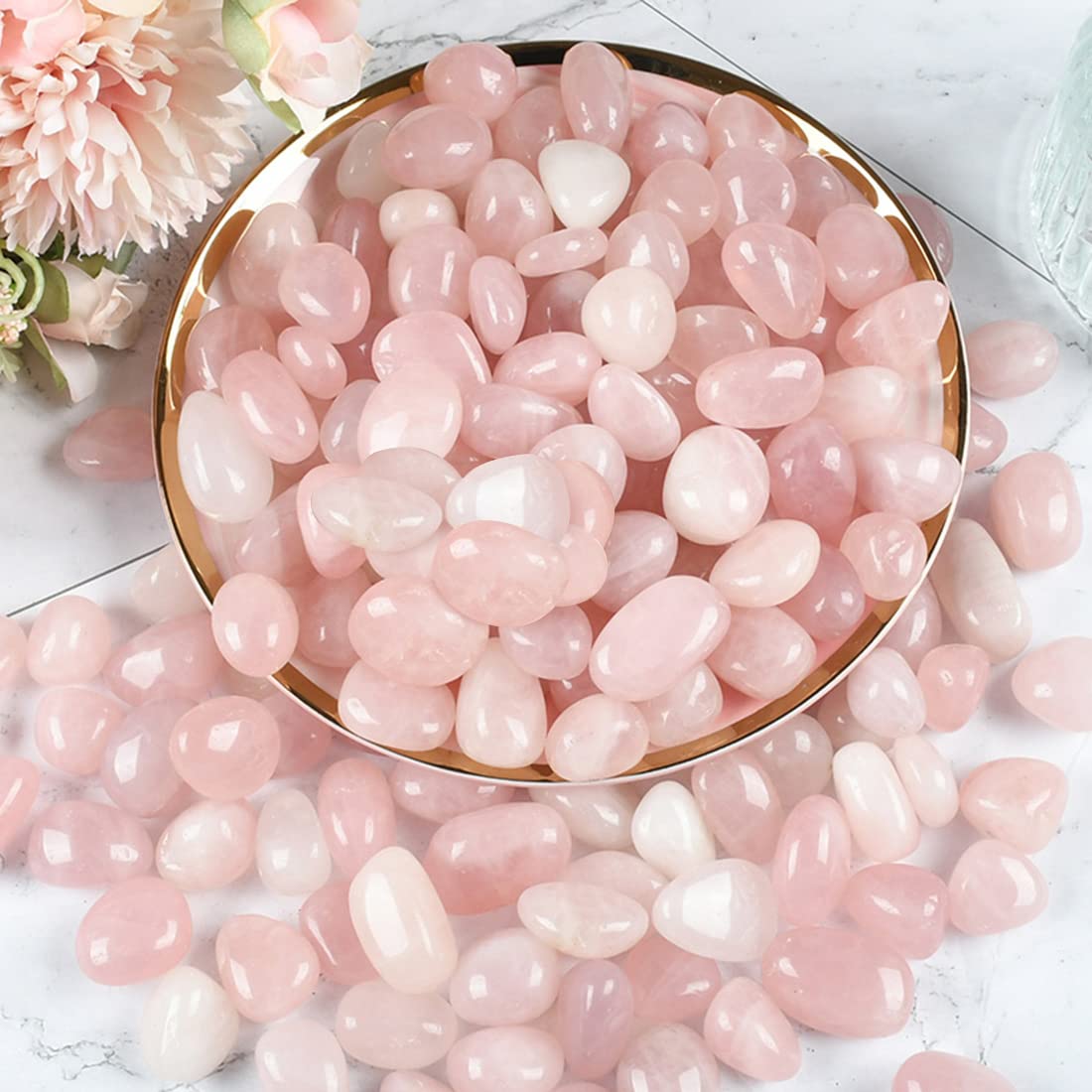Pink Agate Stone 3/8"-3/4"