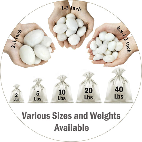 100% Natural Polished Pebbles