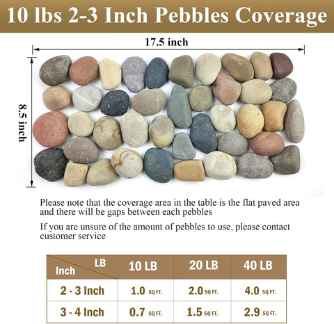 Natural River Rocks mixed