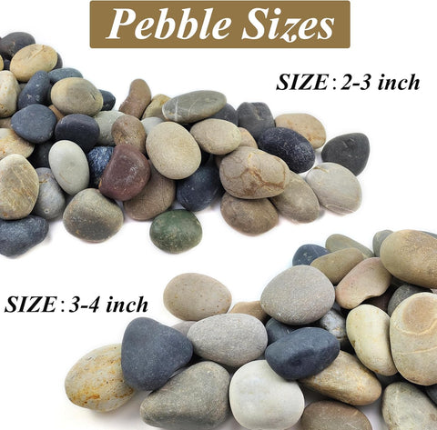 Natural River Rocks mixed