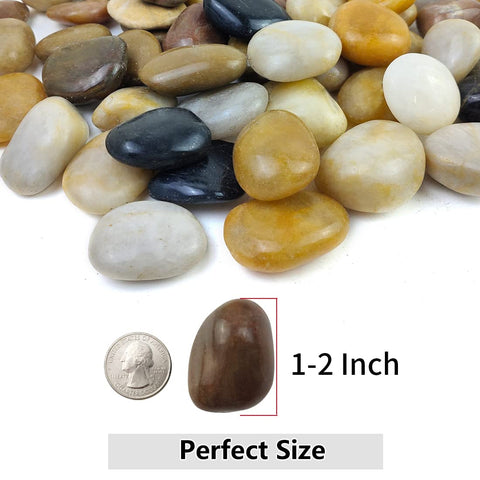 100% Natural Polished Pebbles